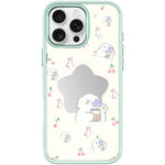 Adorabile custodia magnetica per telefono con motivo a stelle e pecorelle., For iPhone 16 Pro Max, For iPhone 16 Pro, For iPhone 16 Plus, For iPhone 16