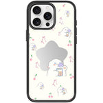 Adorabile custodia magnetica per telefono con motivo a stelle e pecorelle., For iPhone 15 Pro Max, For iPhone 15 Pro