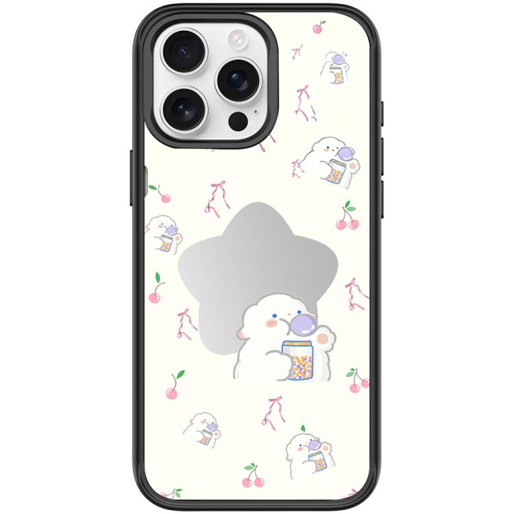 Adorabile custodia magnetica per telefono con motivo a stelle e pecorelle., For iPhone 15 Pro Max, For iPhone 15 Pro