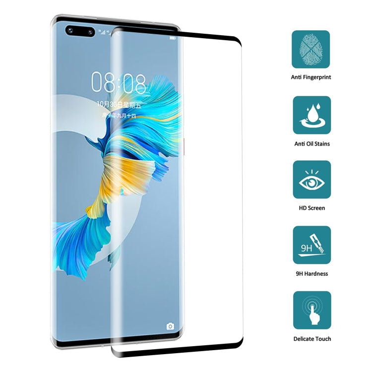 25 PZ 9H 3D HD Pellicola in vetro temperato con bordo curvo, For Huawei Mate 40 / Mate 40E 5G / Mate 40E 4G (25 PCS), For Huawei Mate 40 Pro (25 PCS), For Huawei Mate 40 Pro+ (25 PCS), For Huawei Mate 40 RS Porsche Design (25 PCS)