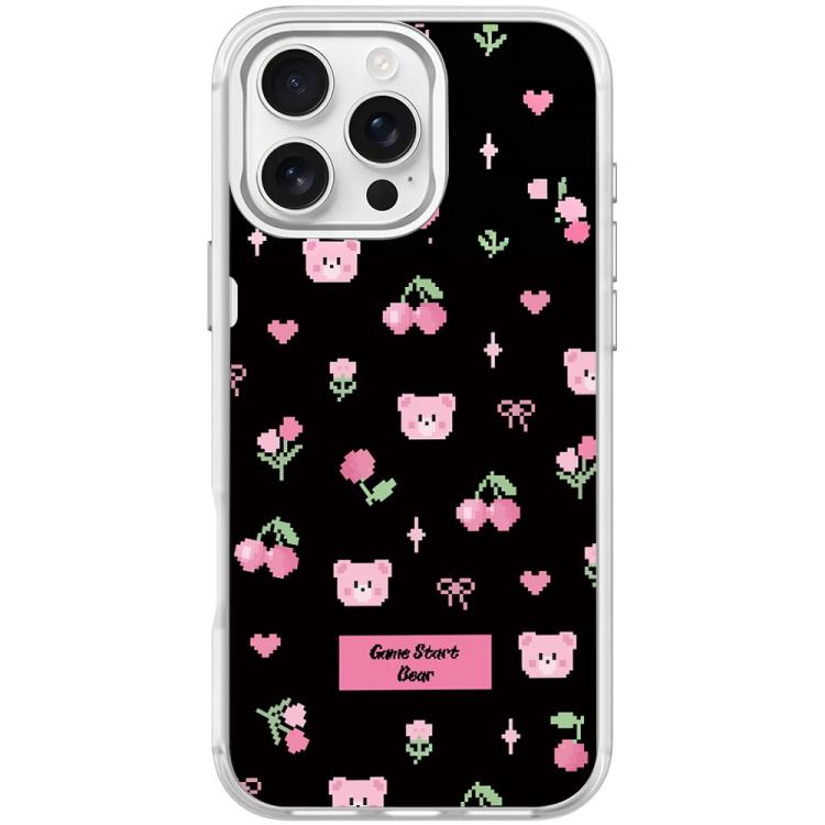 Custodia magnetica per telefono con motivo a ciliegie, For iPhone 16 Pro Max, For iPhone 16 Pro, For iPhone 16 Plus, For iPhone 16