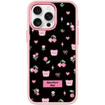 Custodia magnetica per telefono con motivo a ciliegie, For iPhone 16 Pro Max, For iPhone 16 Pro, For iPhone 16 Plus, For iPhone 16