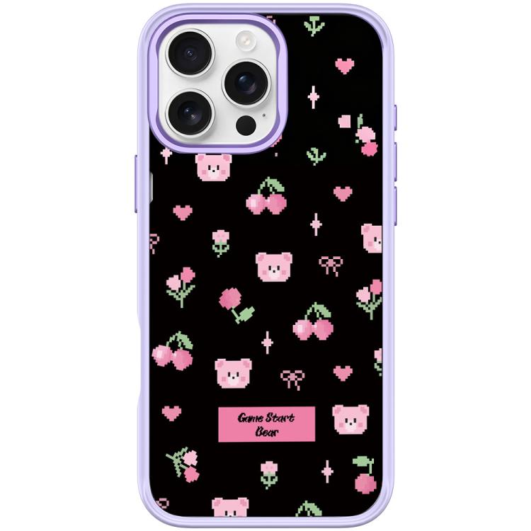 Custodia magnetica per telefono con motivo a ciliegie, For iPhone 16 Pro Max, For iPhone 16 Pro, For iPhone 16 Plus, For iPhone 16