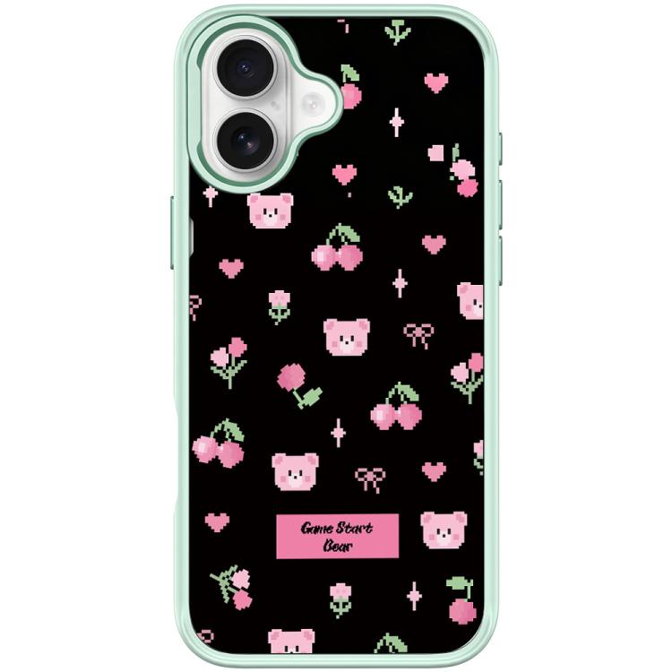 Custodia magnetica per telefono con motivo a ciliegie, For iPhone 16 Pro Max, For iPhone 16 Pro, For iPhone 16 Plus, For iPhone 16