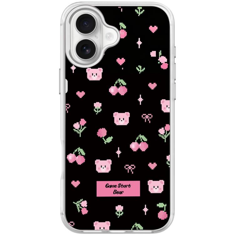 Custodia magnetica per telefono con motivo a ciliegie, For iPhone 16 Pro Max, For iPhone 16 Pro, For iPhone 16 Plus, For iPhone 16