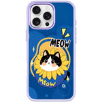 Adorabile custodia magnetica per telefono con motivo di un gattino blu., For iPhone 16 Pro Max, For iPhone 16 Pro, For iPhone 16 Plus, For iPhone 16