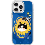 Adorabile custodia magnetica per telefono con motivo di un gattino blu., For iPhone 16 Pro Max, For iPhone 16 Pro, For iPhone 16 Plus, For iPhone 16