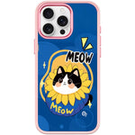Adorabile custodia magnetica per telefono con motivo di un gattino blu., For iPhone 15 Pro Max, For iPhone 15 Pro