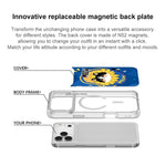 Adorabile custodia magnetica per telefono con motivo di un gattino blu., For iPhone 17 Pro Max, For iPhone 17 Pro, For iPhone 17, For iPhone Air