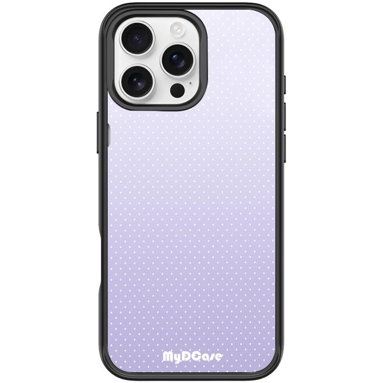 Custodia magnetica per telefono con motivo a pois viola chiaro, For iPhone 16 Pro Max, For iPhone 16 Pro, For iPhone 16 Plus, For iPhone 16