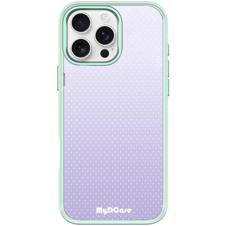 Custodia magnetica per telefono con motivo a pois viola chiaro, For iPhone 16 Pro Max, For iPhone 16 Pro, For iPhone 16 Plus, For iPhone 16