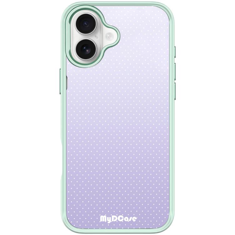 Custodia magnetica per telefono con motivo a pois viola chiaro, For iPhone 16 Pro Max, For iPhone 16 Pro, For iPhone 16 Plus, For iPhone 16