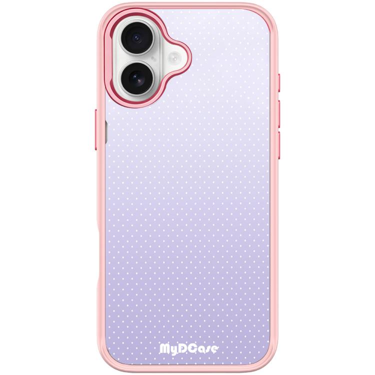 Custodia magnetica per telefono con motivo a pois viola chiaro, For iPhone 16 Pro Max, For iPhone 16 Pro, For iPhone 16 Plus, For iPhone 16