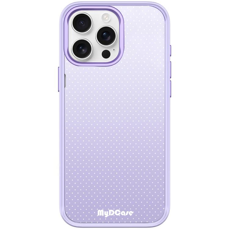 Custodia magnetica per telefono con motivo a pois viola chiaro, For iPhone 15 Pro Max, For iPhone 15 Pro