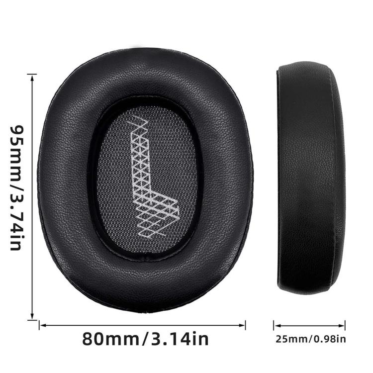 XDcase 1 paio di cuscinetti auricolari di ricambio con strumento di estrazione, For JBL Live 650BTNC / 660NC / E65BTNC / Duet NC