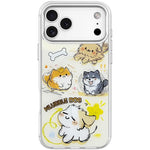 Adorabile custodia magnetica per telefono con motivo a cane vortice, For iPhone 17 Pro Max, For iPhone 17 Pro, For iPhone 17, For iPhone Air