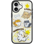 Adorabile custodia magnetica per telefono con motivo a cane vortice, For iPhone 17 Pro Max, For iPhone 17 Pro, For iPhone 17, For iPhone Air