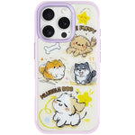 Adorabile custodia magnetica per telefono con motivo a cane vortice, For iPhone 16 Pro Max, For iPhone 16 Pro, For iPhone 16 Plus, For iPhone 16