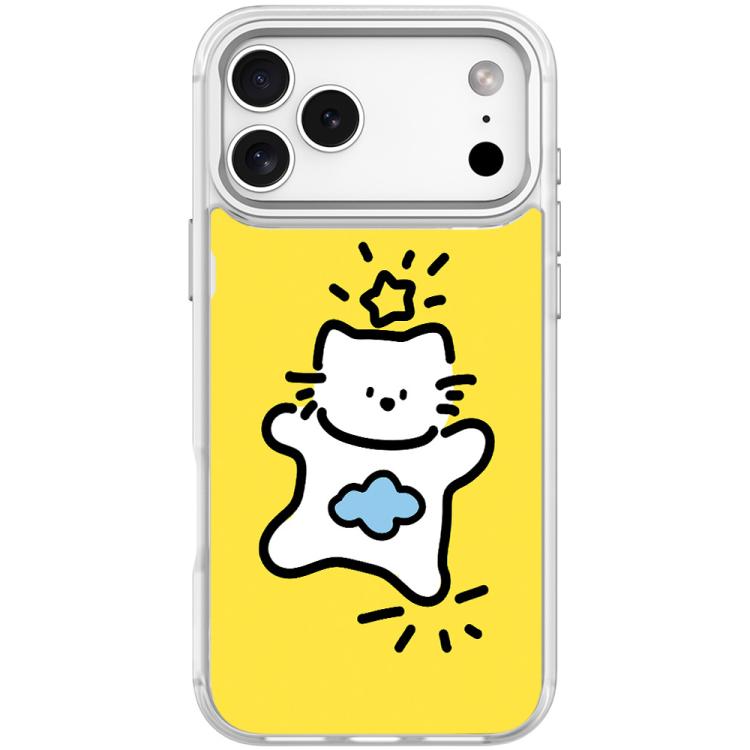Adorabile custodia magnetica per telefono con motivo stelle, nuvole e gatti., For iPhone 17 Pro Max, For iPhone 17 Pro, For iPhone 17, For iPhone Air