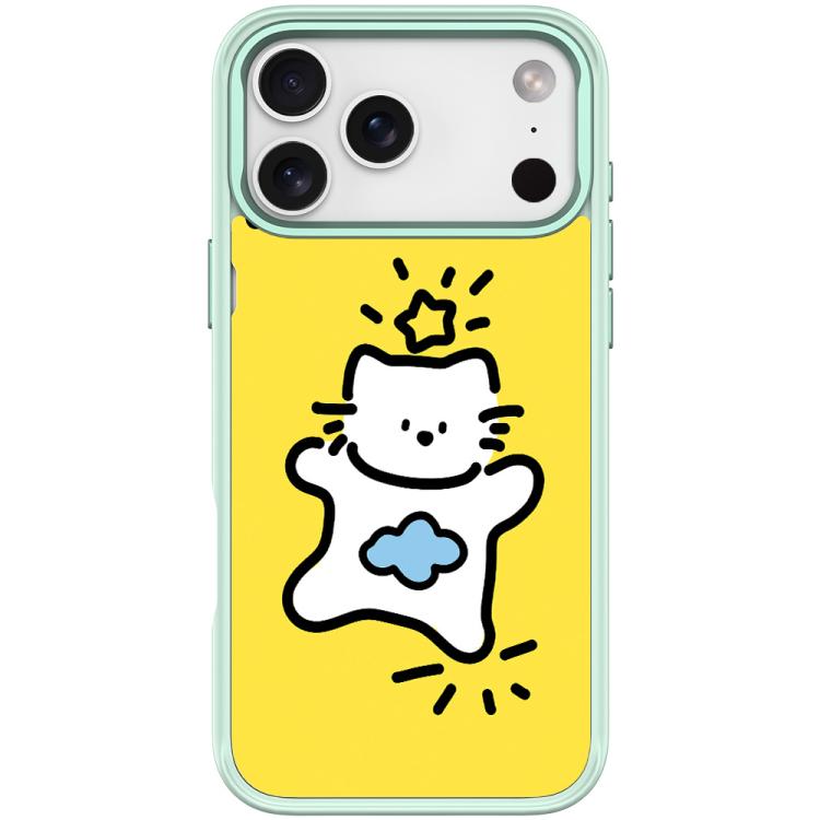 Adorabile custodia magnetica per telefono con motivo stelle, nuvole e gatti., For iPhone 17 Pro Max, For iPhone 17 Pro, For iPhone 17, For iPhone Air