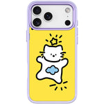 Adorabile custodia magnetica per telefono con motivo stelle, nuvole e gatti., For iPhone 17 Pro Max, For iPhone 17 Pro, For iPhone 17, For iPhone Air