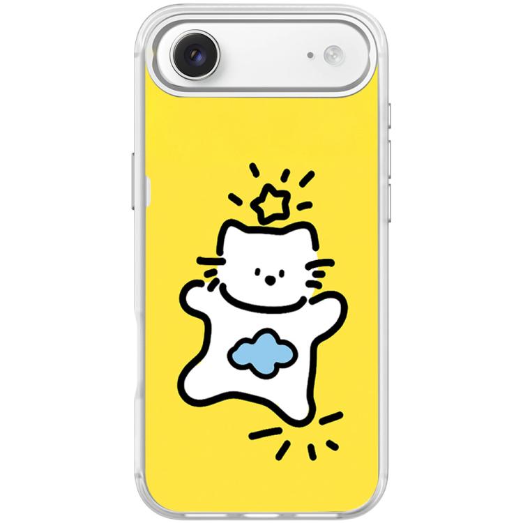 Adorabile custodia magnetica per telefono con motivo stelle, nuvole e gatti., For iPhone 17 Pro Max, For iPhone 17 Pro, For iPhone 17, For iPhone Air