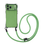 Custodia per telefono in TPU antiurto a quattro angoli con cordino, For iPhone 17 Pro Max, For iPhone 17 Pro, For iPhone 17