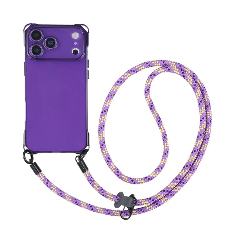 Custodia per telefono in TPU antiurto a quattro angoli con cordino, For iPhone 17 Pro Max, For iPhone 17 Pro, For iPhone 17