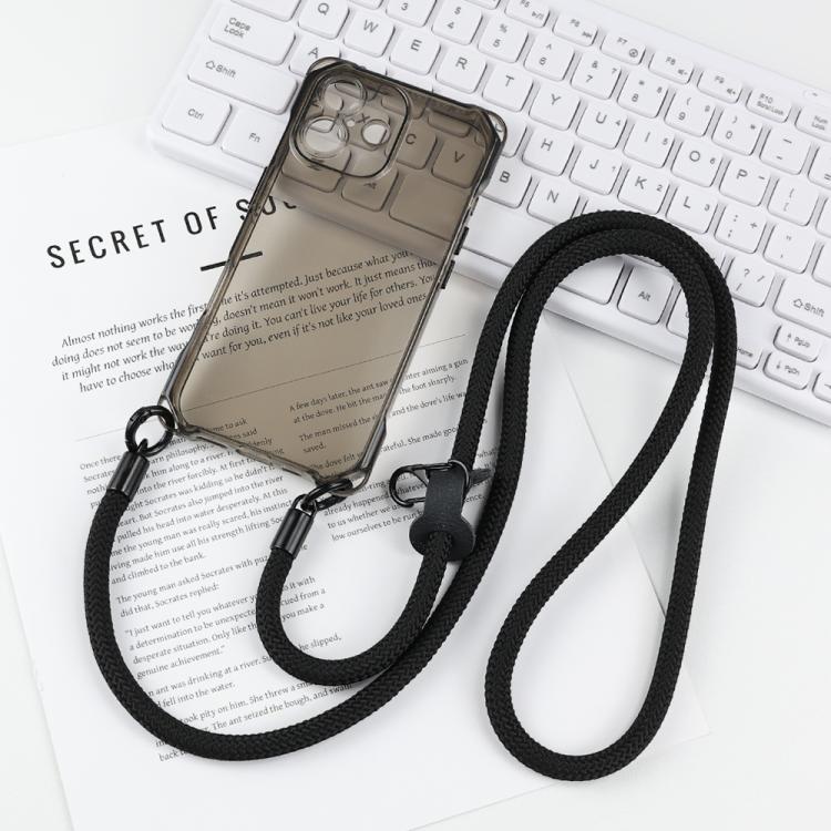 Custodia per telefono in TPU antiurto a quattro angoli con cordino, For iPhone 17 Pro Max, For iPhone 17 Pro, For iPhone 17