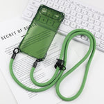 Custodia per telefono in TPU antiurto a quattro angoli con cordino, For iPhone Air