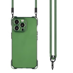 Custodia per telefono in TPU antiurto a quattro angoli con cordino, For iPhone 17 Pro Max, For iPhone 17 Pro, For iPhone 17