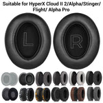 XDcase 1 paio di cuscinetti auricolari di ricambio con strumento di estrazione, For HyperX Cloud Series