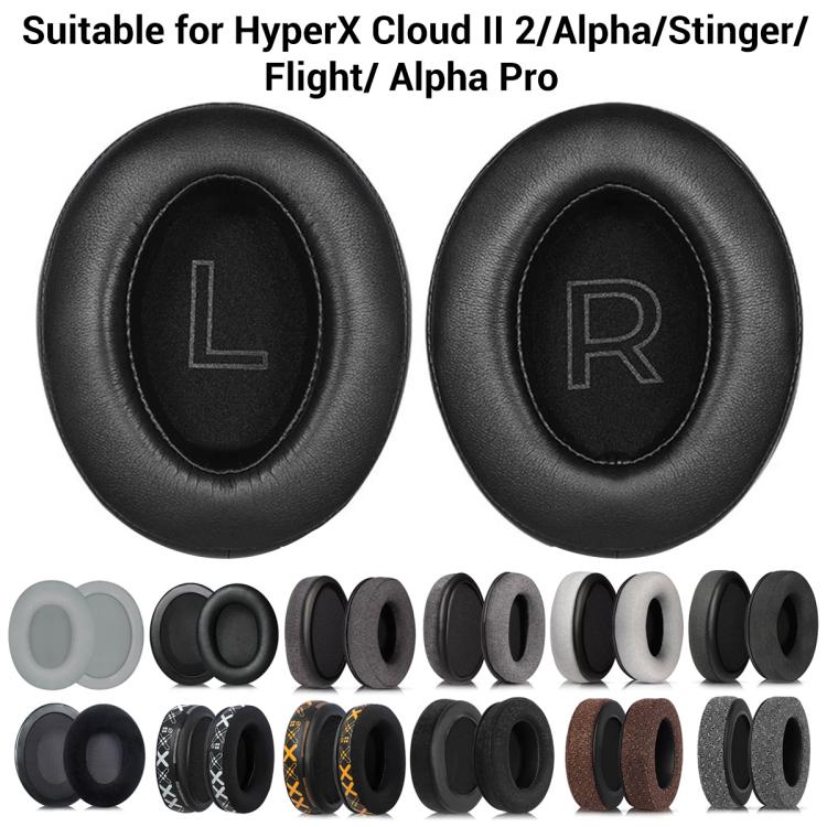 XDcase 1 paio di cuscinetti auricolari di ricambio con strumento di estrazione, For HyperX Cloud Series