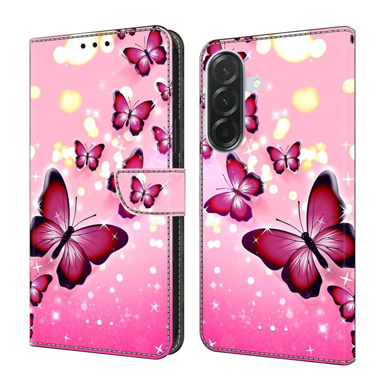 Custodia per telefono in ecopelle con effetto cristallo., For Samsung Galaxy A57 5G