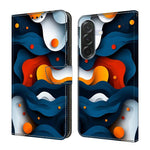 Custodia per telefono in ecopelle con effetto cristallo., For Samsung Galaxy A57 5G