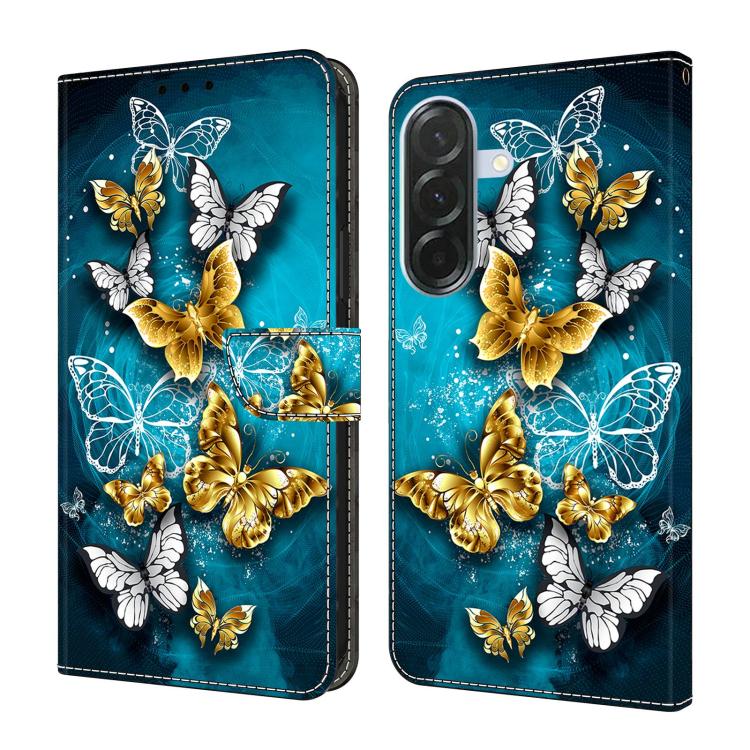 Custodia per telefono in ecopelle con effetto cristallo., For Samsung Galaxy A57 5G