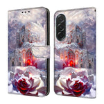 Custodia per telefono in ecopelle con effetto cristallo., For Samsung Galaxy A57 5G
