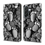 Custodia per telefono in ecopelle con effetto cristallo., For Samsung Galaxy A37 5G