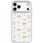 Custodia magnetica per telefono con motivo a strisce verticali e cane, For iPhone 17 Pro Max, For iPhone 17 Pro, For iPhone 17, For iPhone Air