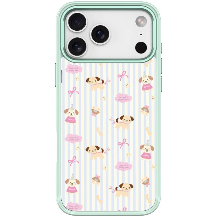 Custodia magnetica per telefono con motivo a strisce verticali e cane, For iPhone 17 Pro Max, For iPhone 17 Pro, For iPhone 17, For iPhone Air