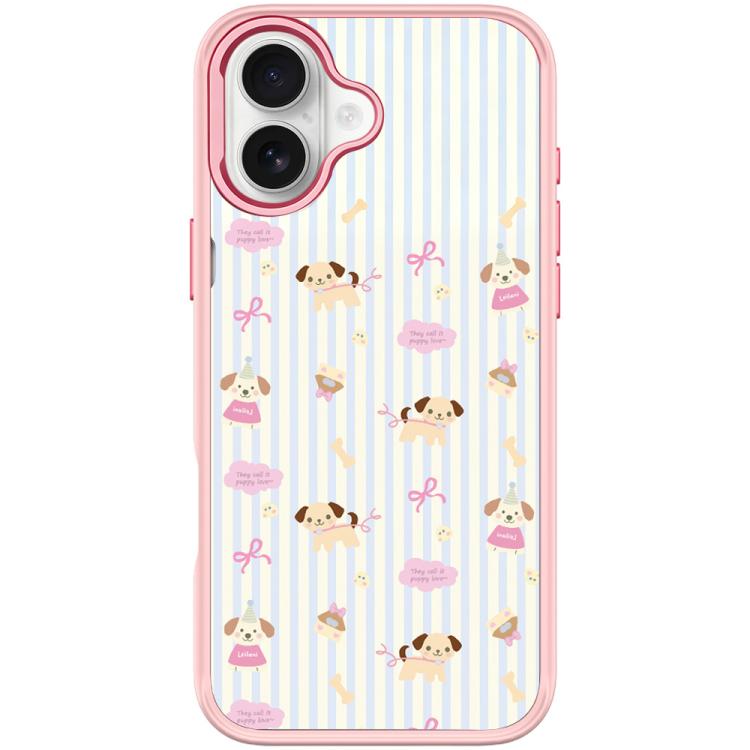Custodia magnetica per telefono con motivo a strisce verticali e cane, For iPhone 17 Pro Max, For iPhone 17 Pro, For iPhone 17, For iPhone Air