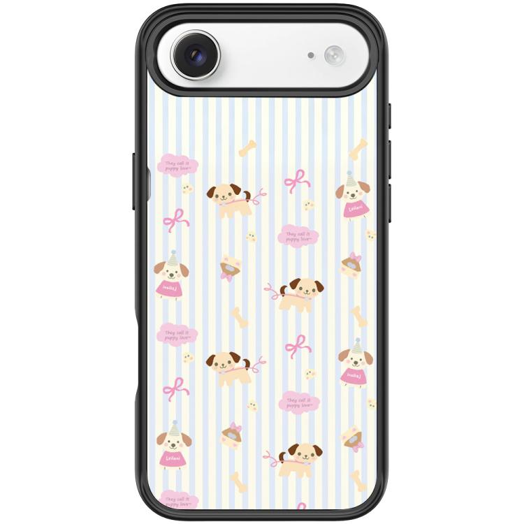 Custodia magnetica per telefono con motivo a strisce verticali e cane, For iPhone 17 Pro Max, For iPhone 17 Pro, For iPhone 17, For iPhone Air