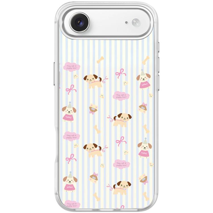 Custodia magnetica per telefono con motivo a strisce verticali e cane, For iPhone 17 Pro Max, For iPhone 17 Pro, For iPhone 17, For iPhone Air