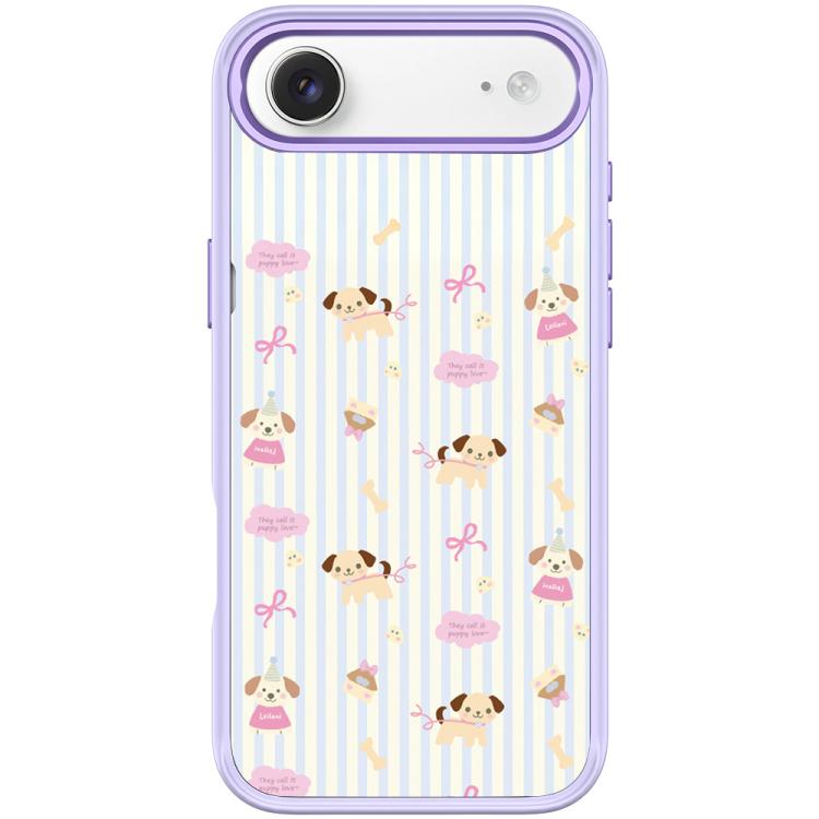 Custodia magnetica per telefono con motivo a strisce verticali e cane, For iPhone 17 Pro Max, For iPhone 17 Pro, For iPhone 17, For iPhone Air