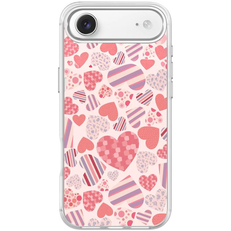 Custodia magnetica per telefono con motivo a cuori, For iPhone 17 Pro Max, For iPhone 17 Pro, For iPhone 17, For iPhone Air