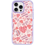 Custodia magnetica per telefono con motivo a cuori, For iPhone 16 Pro Max, For iPhone 16 Pro, For iPhone 15 Pro Max, For iPhone 15 Pro