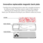 Custodia magnetica per telefono con motivo a cuori, For iPhone 17 Pro Max, For iPhone 17 Pro, For iPhone 17, For iPhone Air