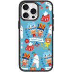 Custodia magnetica per telefono con motivo gelato, For iPhone 16 Pro Max, For iPhone 16 Pro, For iPhone 15 Pro Max, For iPhone 15 Pro