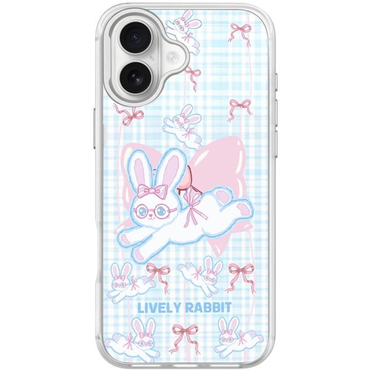 Custodia magnetica per telefono con motivo a coniglio arcobaleno., For iPhone 17 Pro Max, For iPhone 17 Pro, For iPhone 17, For iPhone Air