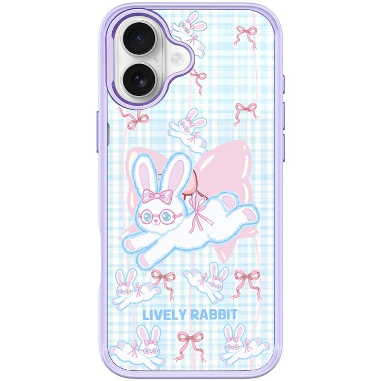 Custodia magnetica per telefono con motivo a coniglio arcobaleno., For iPhone 17 Pro Max, For iPhone 17 Pro, For iPhone 17, For iPhone Air